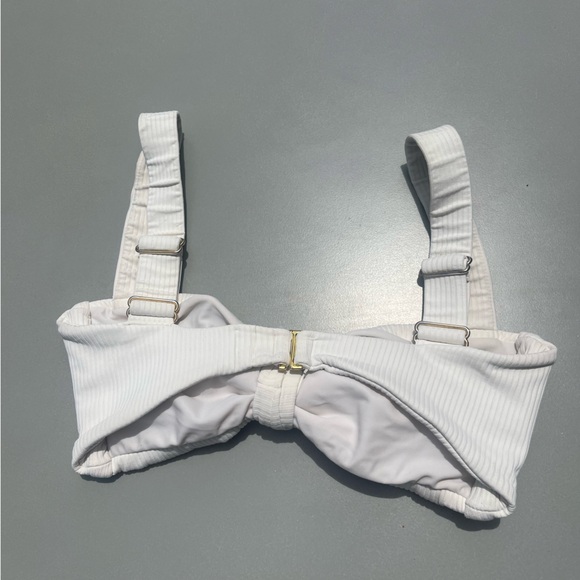 Montce White Ribbed Bikini - Picture 12 of 14